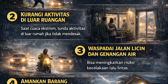 Tips keselamatan cuaca ekstrem